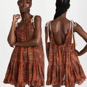 Ulla Johnson Terracotta Backless Dress